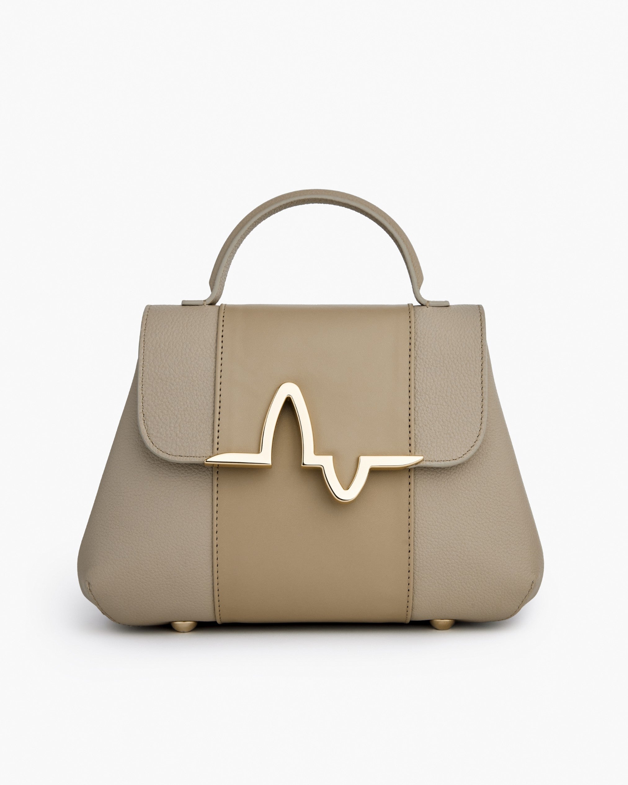 Sac de ville NIGI édition limitée brume vue face sur fond blanc 