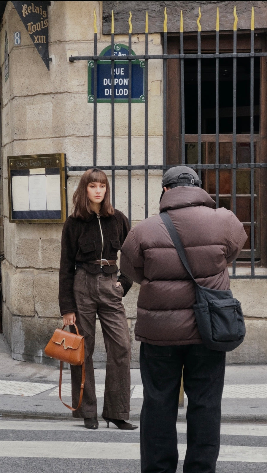 Photo backstage shoot rue Paris